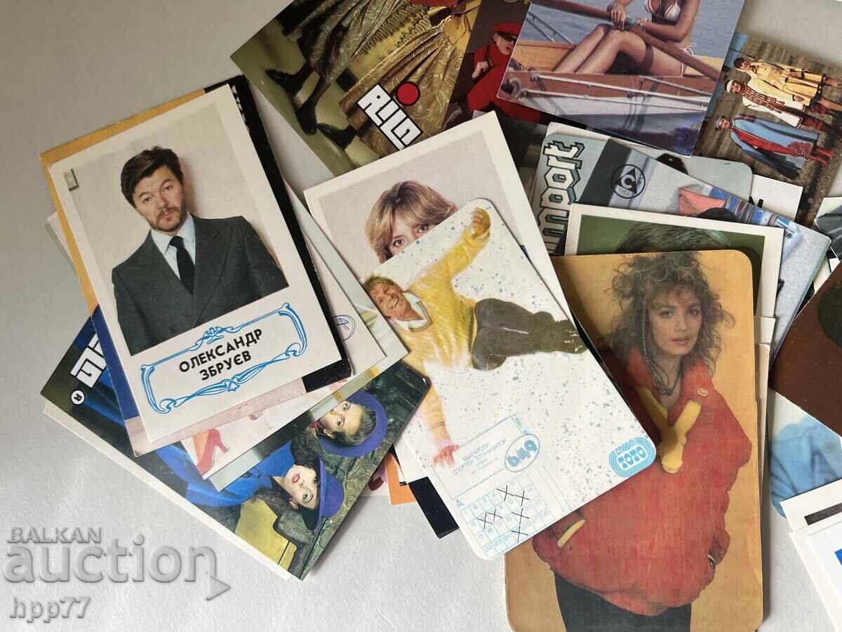 Παράδοση 70 Τεμάχια παλιά ημερολόγια μη επαναλαμβανόμενα