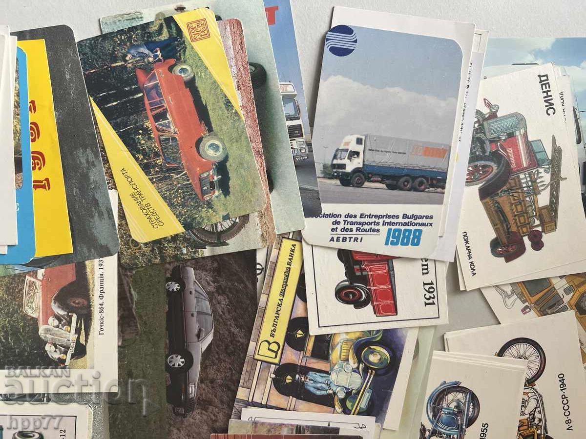 Licitație 65 de bucăți calendare vechi, unice