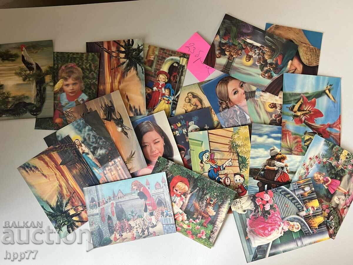 23 bucăți vechi stereocarte ne-repetitive 23 bucăți vechi stereocarte ne-repetitive