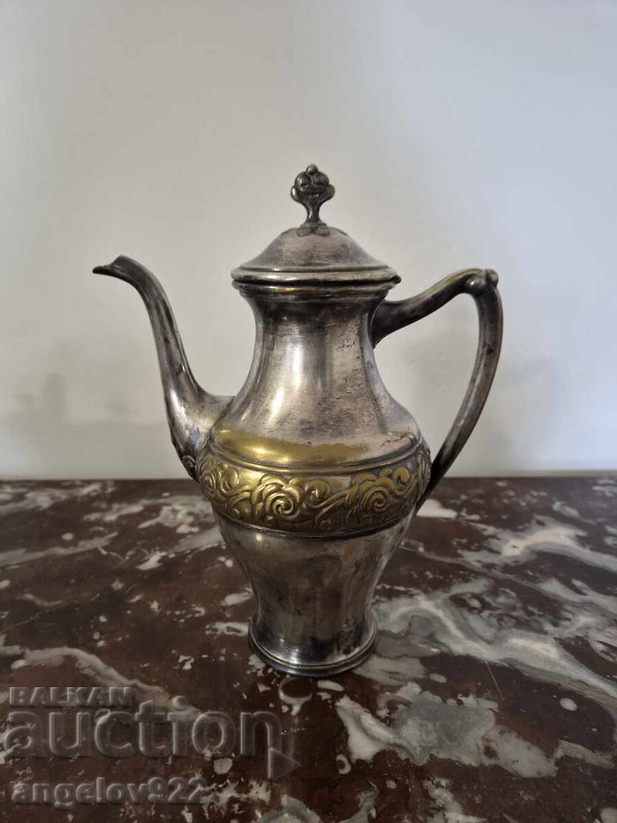 Licitație Ceainic din metal placat cu argint!!! Licitație Ceainic din metal placat cu argint!!!