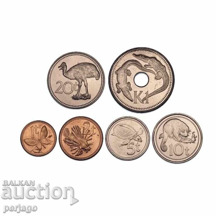 Papua Noua Guinee 2004-2005 set UNC