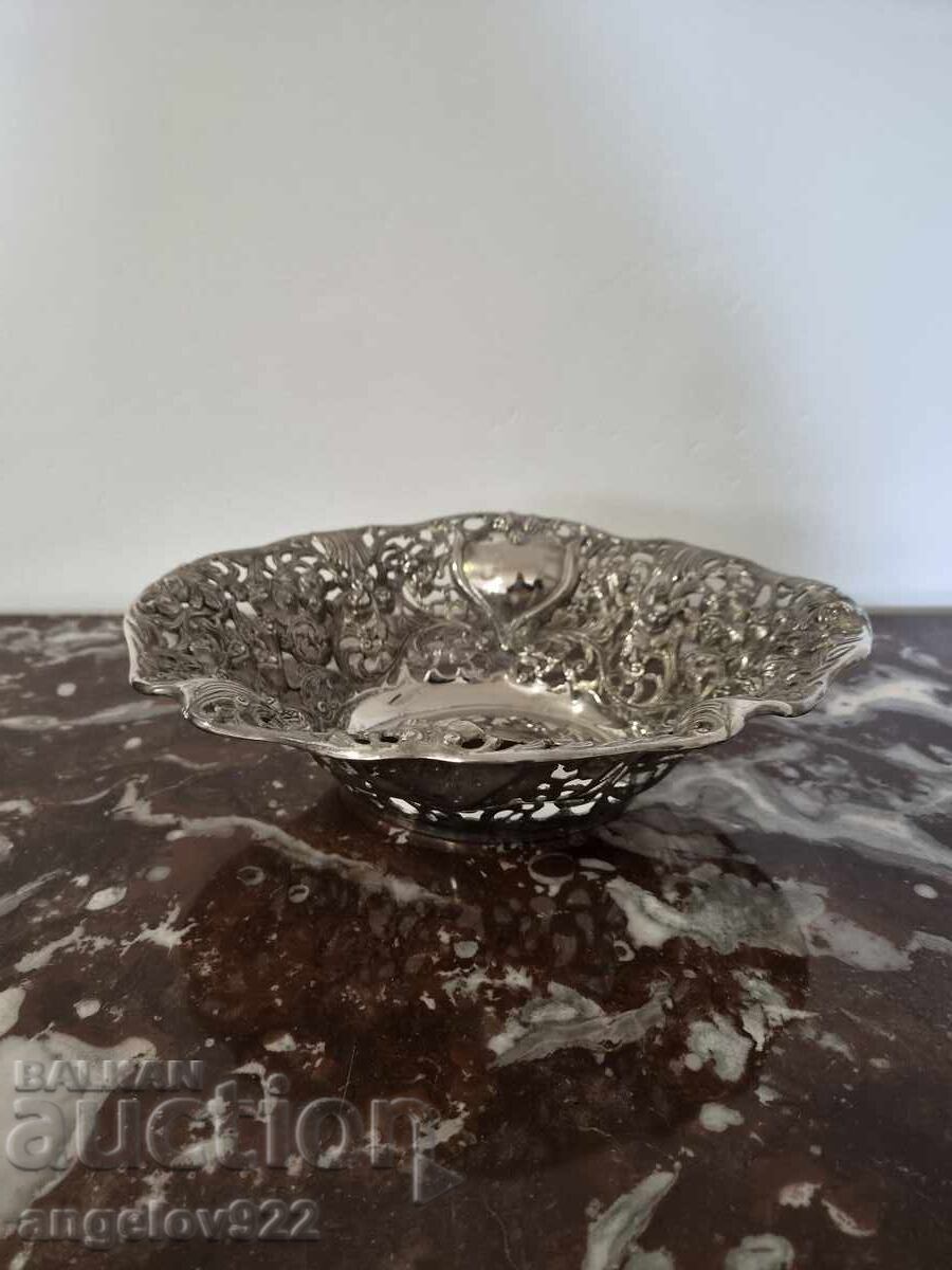 Fructieră metalică argintată!!! Fructieră metalică argintată!!!