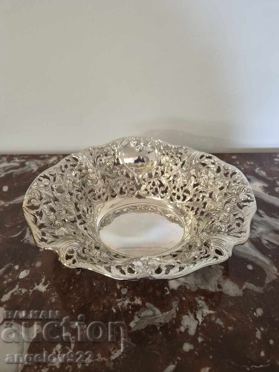 Fructieră metalică argintată!!! cu preț € 0.01 | 0.02 BGN