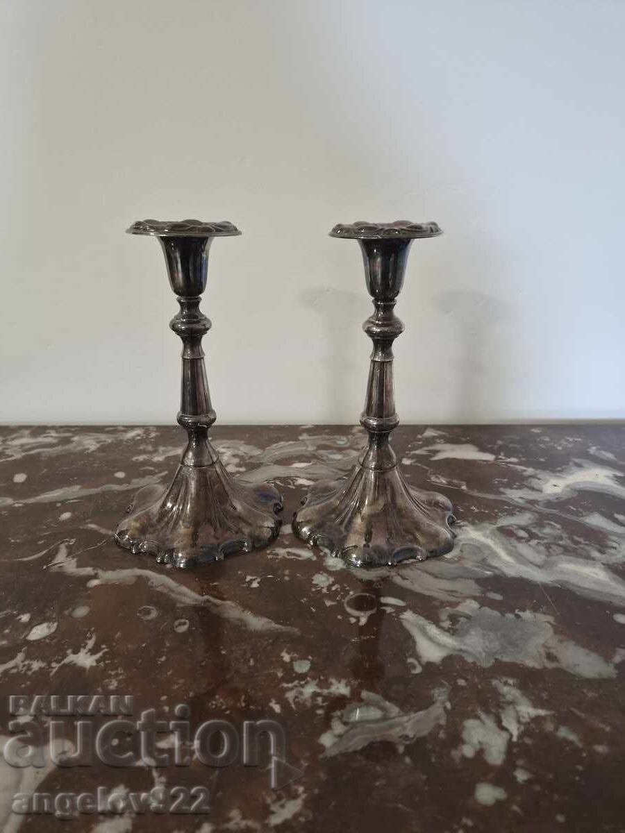 Επιχρυσωμένα μεταλλικά κηροπήγια PRIMA NYSILVER - 5