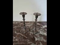 Επιχρυσωμένα μεταλλικά κηροπήγια PRIMA NYSILVER