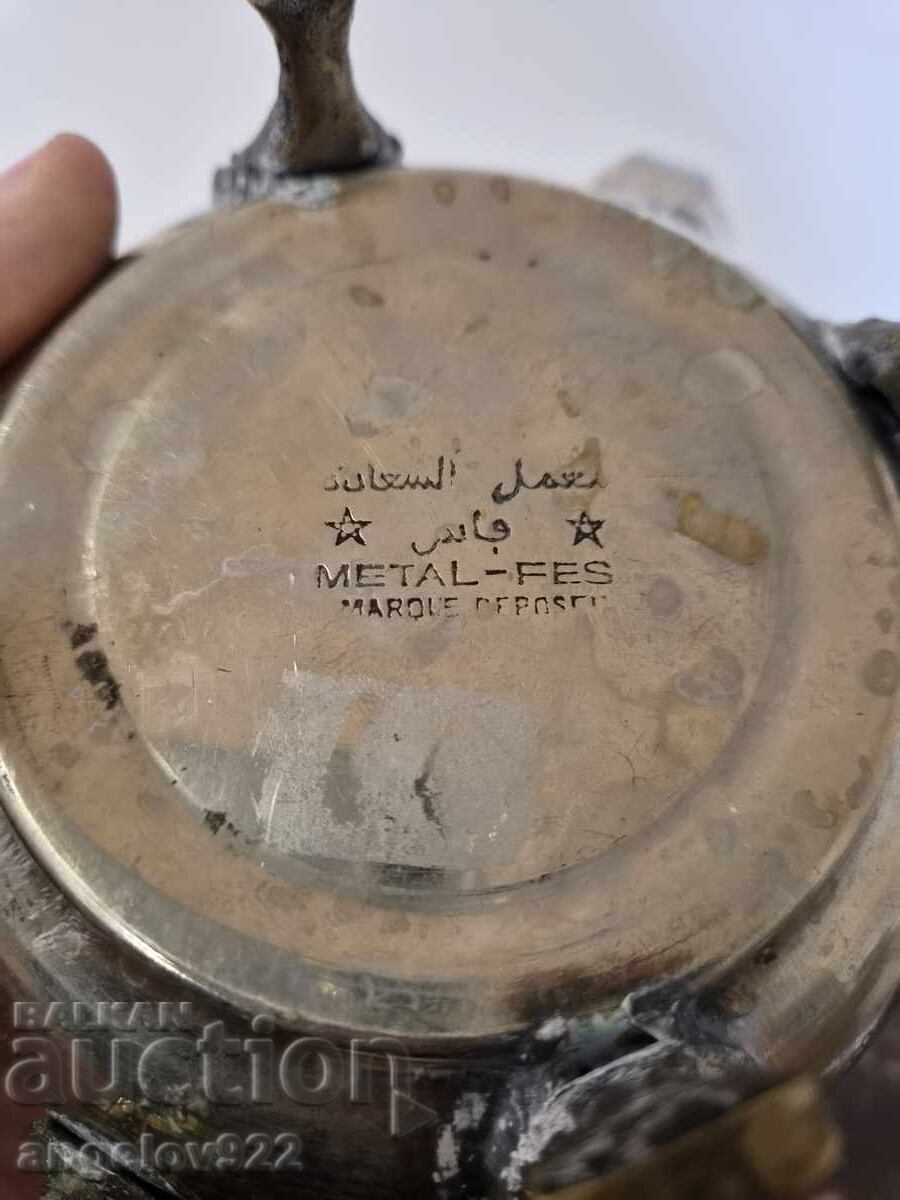 Silver Plated Metal Teapot!!! - 7