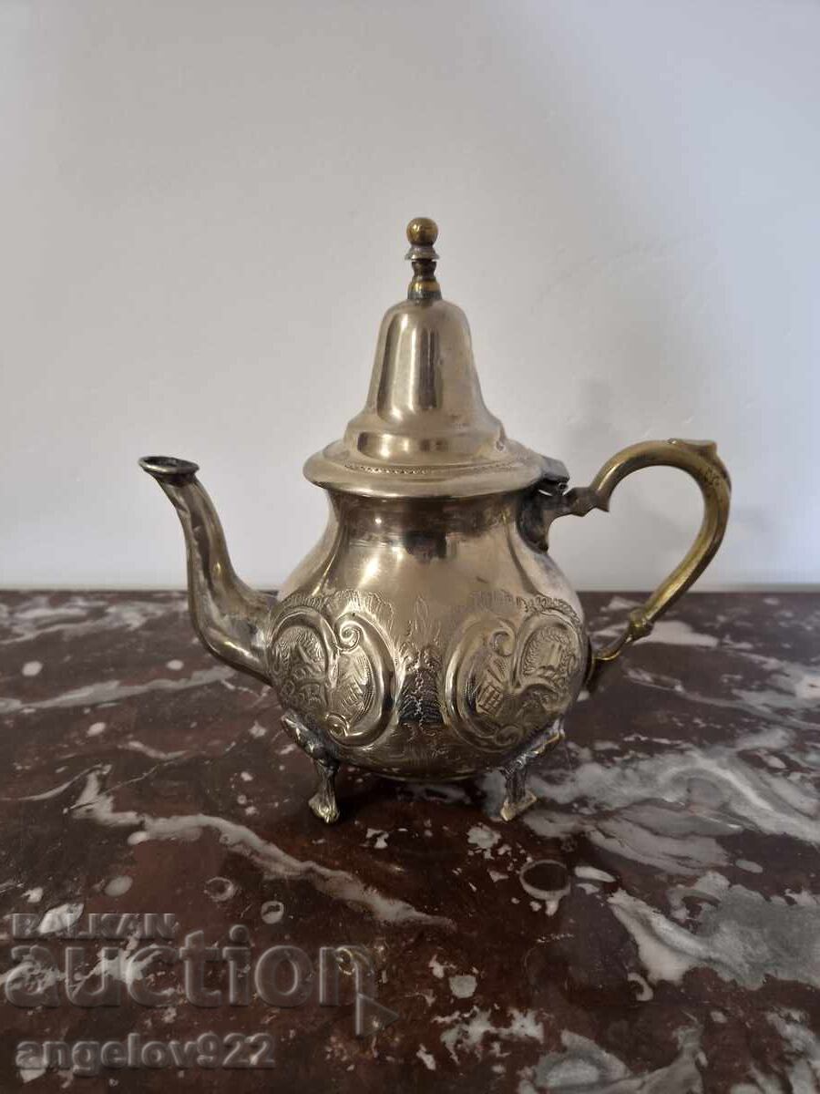 Silver Plated Metal Teapot!!!