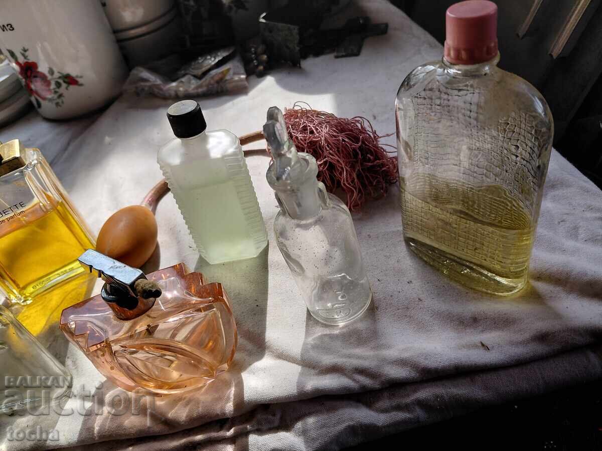 Old perfume bottles, lot of six - 5