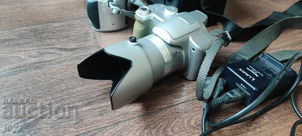 2бр ДИГИТАЛНИ ФОТОАПАРАТИ  PANASONIC+FUJIILM+ЧАНТА - 5
