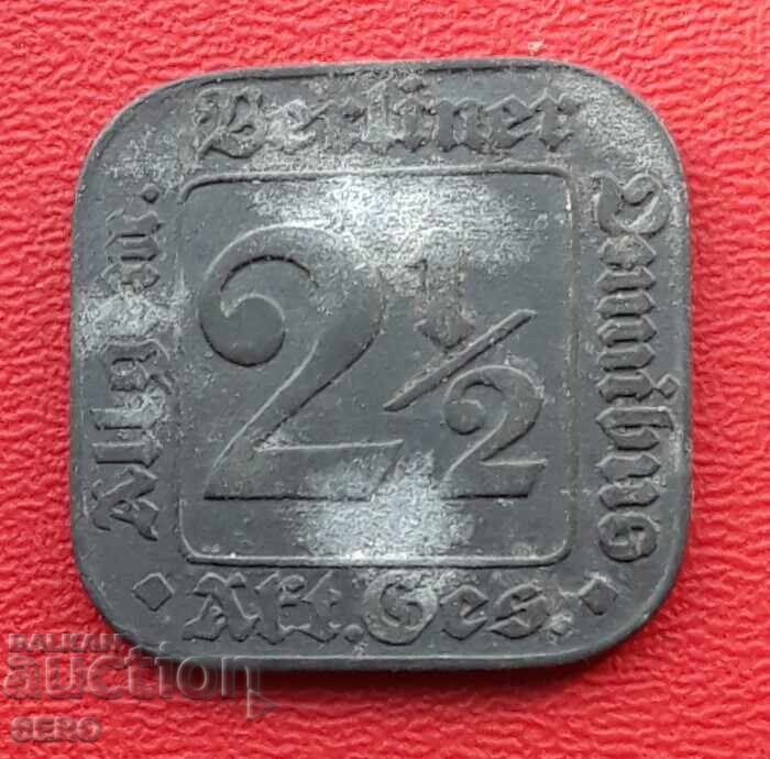 Germany-Berlin-2.5 pfennig 1916-for bus with price € 3.01 | 5.89 BGN