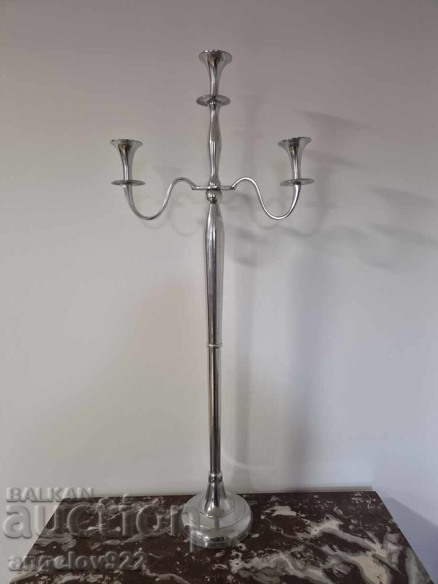 Large massive metal candlestick!!!
