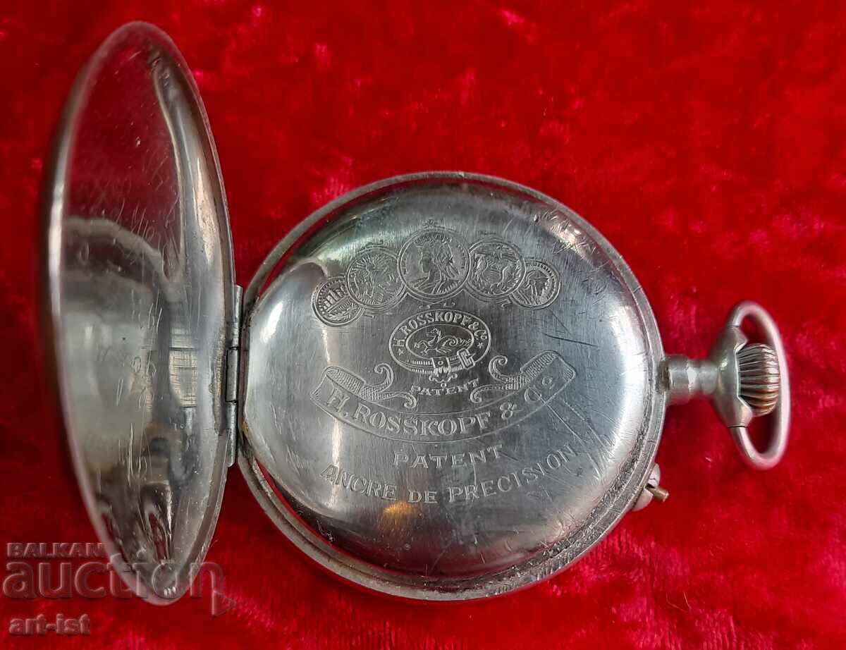 Старинен джобен часовник Roskopf - 7