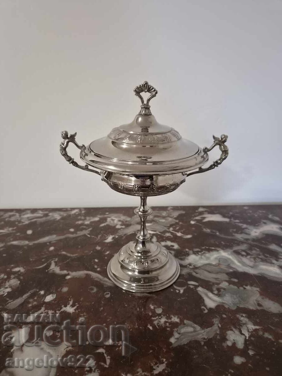 Παράδοση Ασημένια μεταλλική παγοθήκη!!!