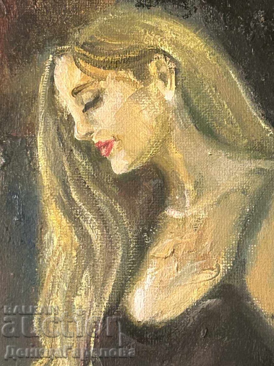 Denitsa Garelova painting 30/40 "Secret love" with price € 70.00 | 136.91 BGN