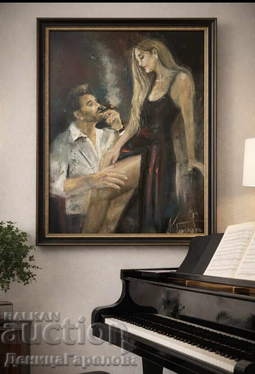 Denitsa Garelova painting 30/40 "Secret love" - 6