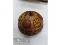 Pyrography wooden box