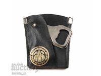 Suvenir deschizător husă piele ZBN St. Zagora socialiste