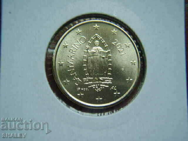 Auction 50 Cents 2021 San Marino - Unc Auction 50 Cents 2021 San Marino - Unc