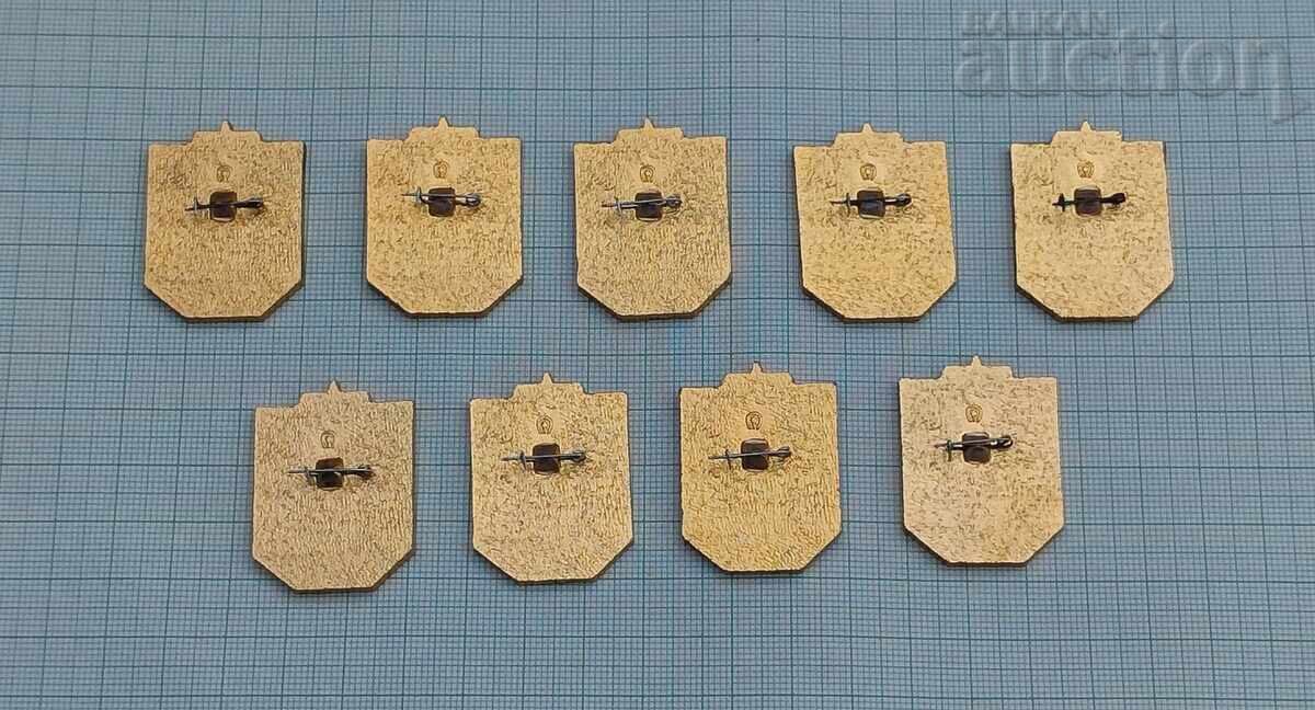 WW2 CITY-HERO USSR BADGE LOT 9 PIECES with price € 9.00 | 17.60 BGN