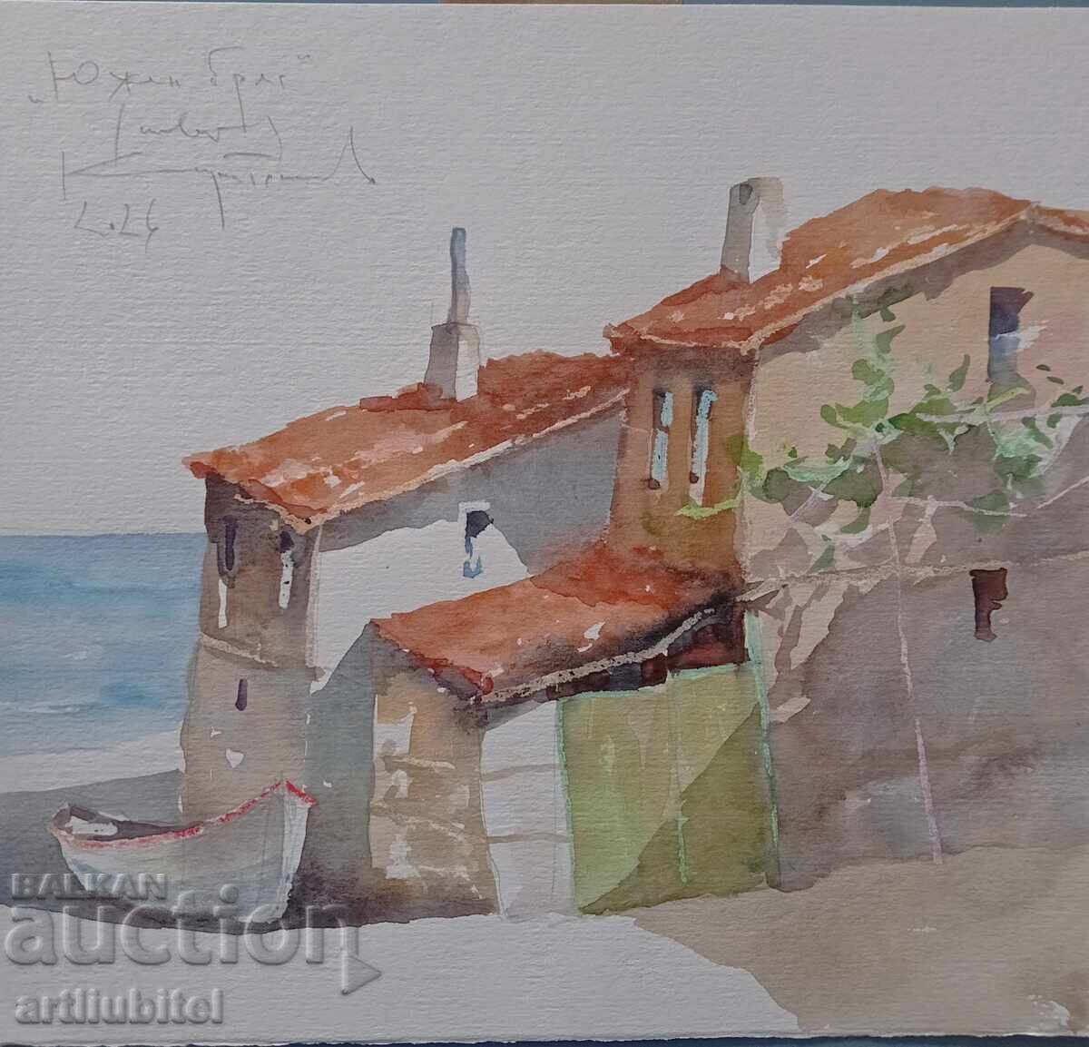 Dimităr Karatonev - tablou - 26 x 27 cm cu preț € 84.98 | 166.21 BGN