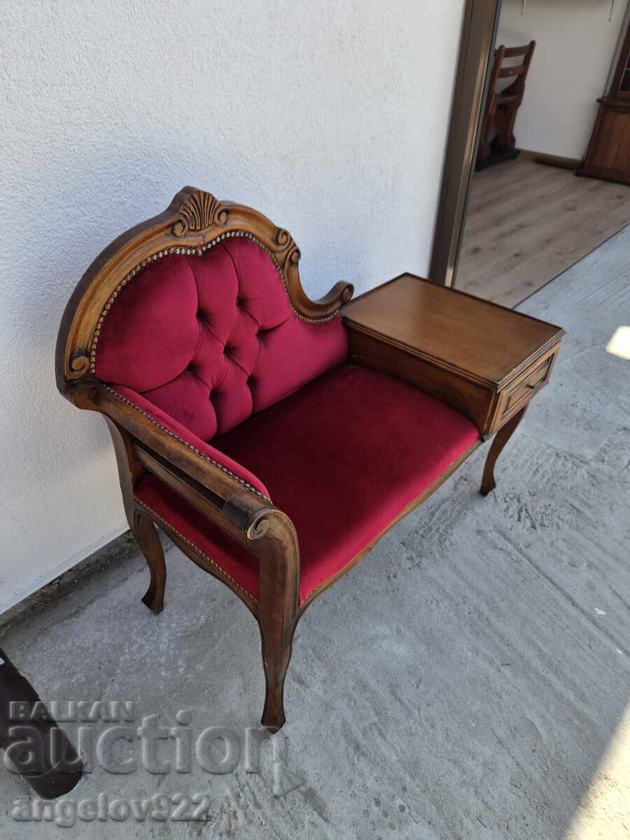 Όμορφο vintage τηλέφωνο πάγκος μασίφ!!! - 5