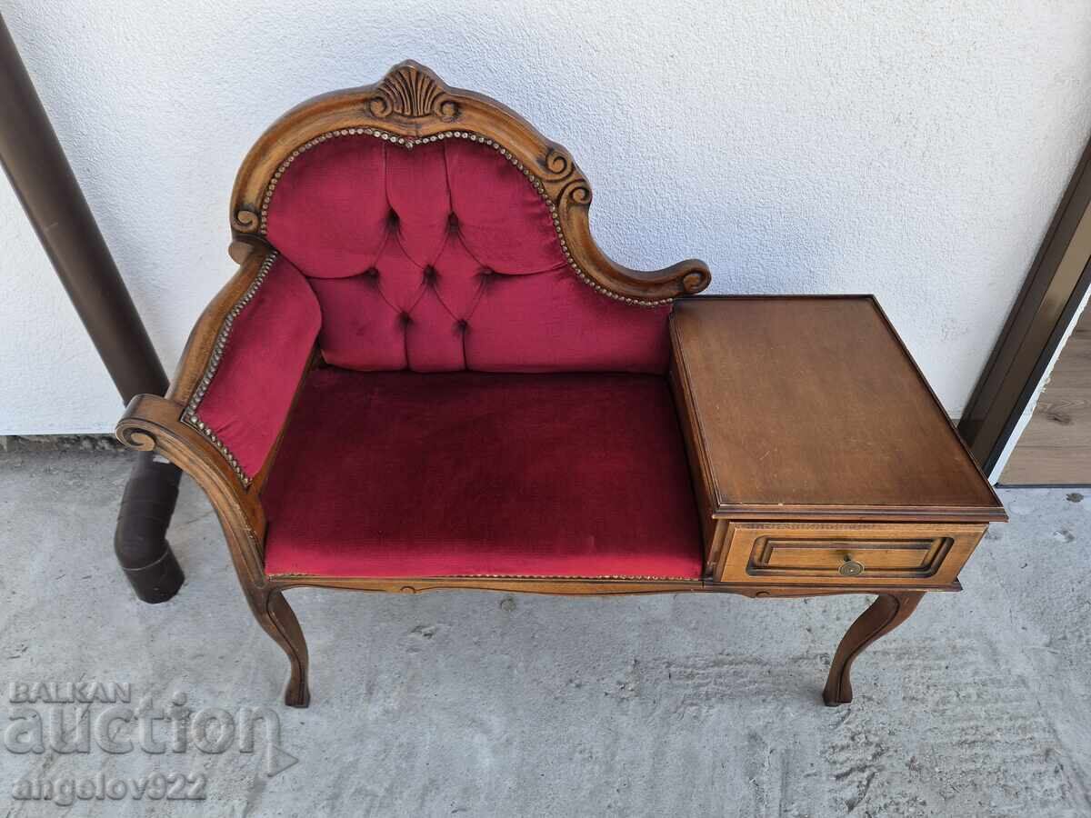 Όμορφο vintage τηλέφωνο πάγκος μασίφ!!! - 6