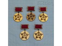 MEDALII JUBILIARE BULGARIA LOT 5 BUCĂȚI