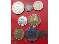 Mixed lot of 8 coins