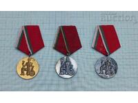 NARODEN ORDEN NA TRUDA BŬLGARIYA LOT 3 BROYA