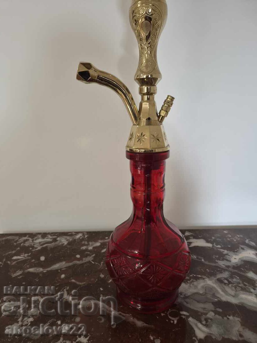 Μεγάλο vintage μπρούτζινο ναργιλέ!!! με τιμή € 0.01 | 0.02 BGN