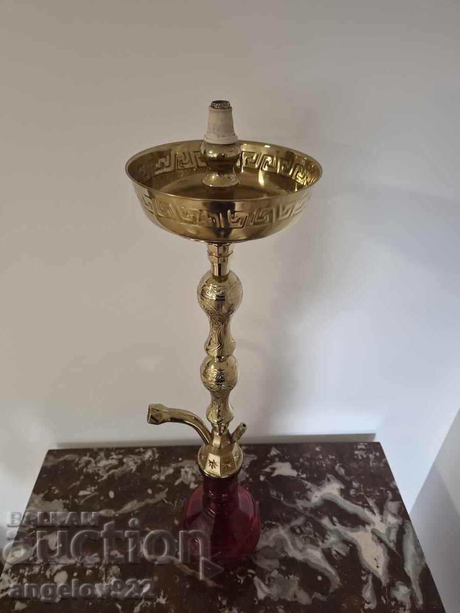 Μεγάλο vintage μπρούτζινο ναργιλέ!!! - 5