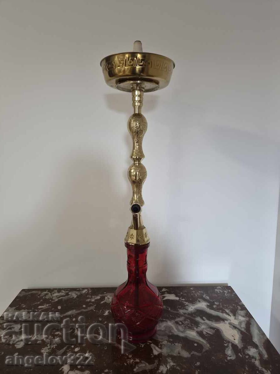 Μεγάλο vintage μπρούτζινο ναργιλέ!!! - 6