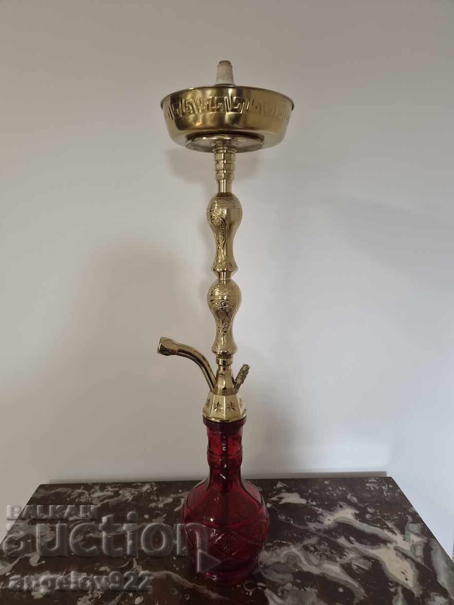 Μεγάλο vintage μπρούτζινο ναργιλέ!!!