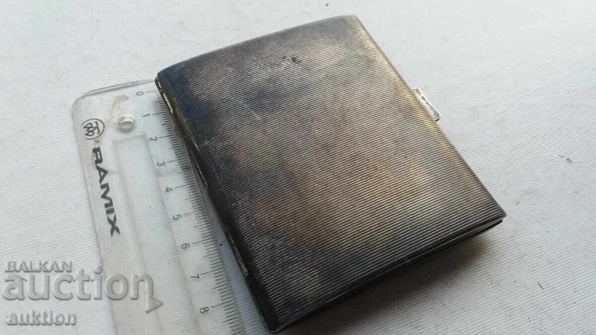 Licitație Étui à cigarettes militaire excellent - plaqué argent