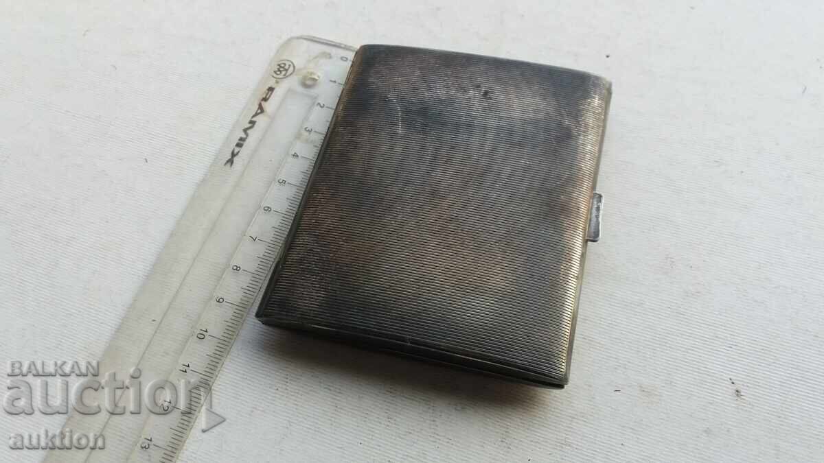 Livrarea Étui à cigarettes militaire excellent - plaqué argent