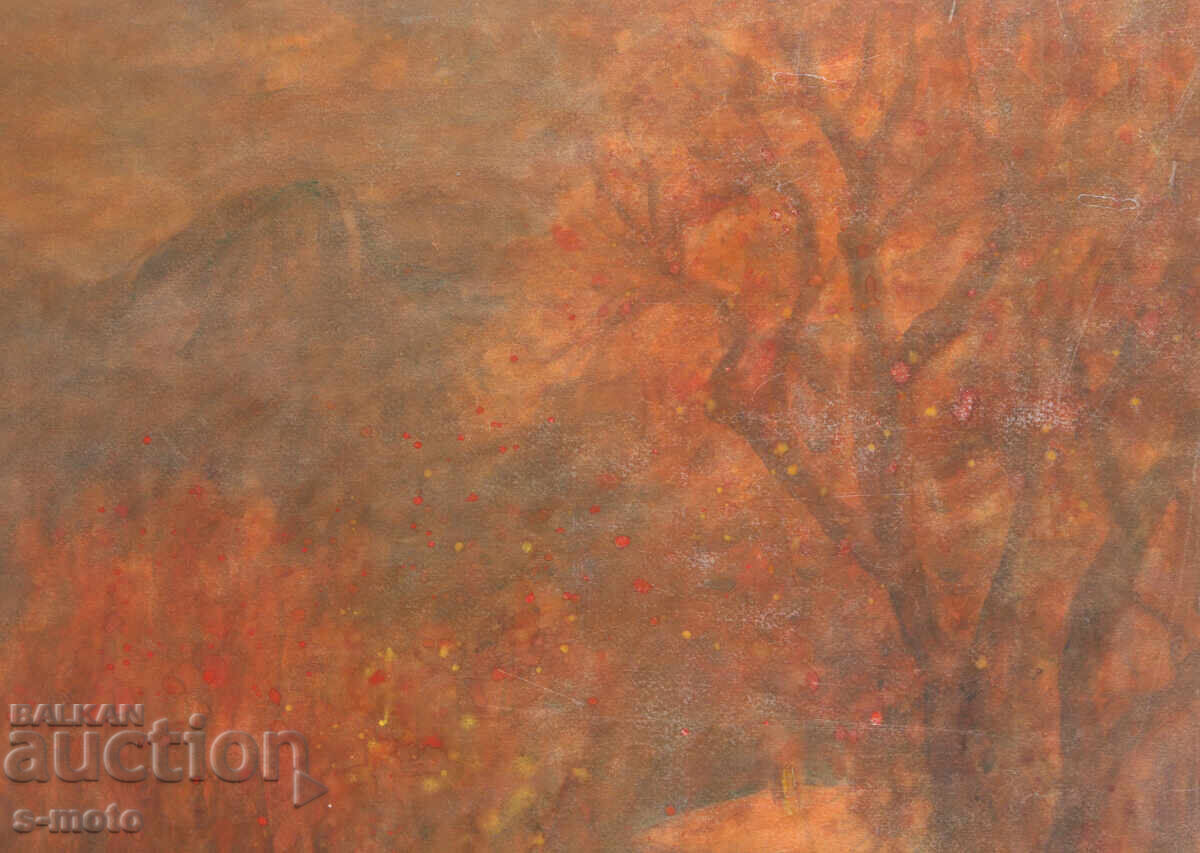 Доставка на Стоян Домусчиев/ 1935 - 2021 акварел пейзаж