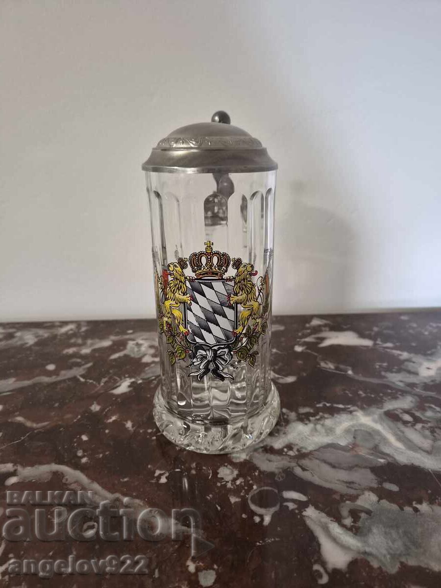 Vintage γυάλινη κούπα μπύρας!!! με τιμή € 2.50 | 4.89 BGN