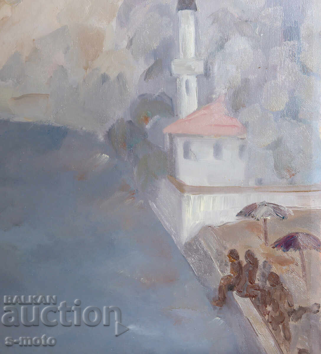 Tablou ulei pe pânză peisaj marin - 5