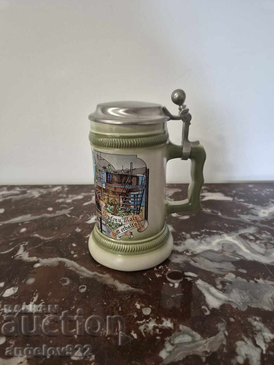 Vintage κεραμική κούπα μπύρας!!!