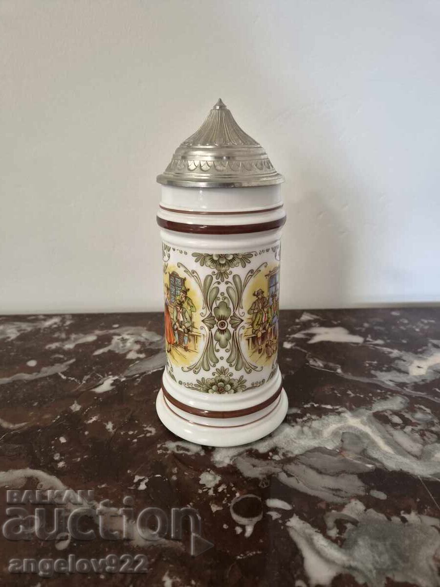 Vintage German Porcelain Beer Mug!!! with price € 1.50 | 2.93 BGN Vintage German Porcelain Beer Mug!!! with price € 1.50 | 2.93 BGN