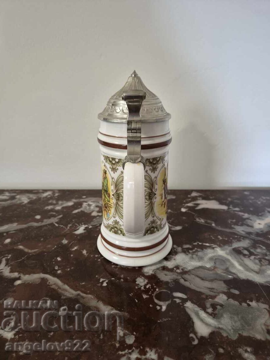 Vintage German Porcelain Beer Mug!!! - 6 Vintage German Porcelain Beer Mug!!! - 6