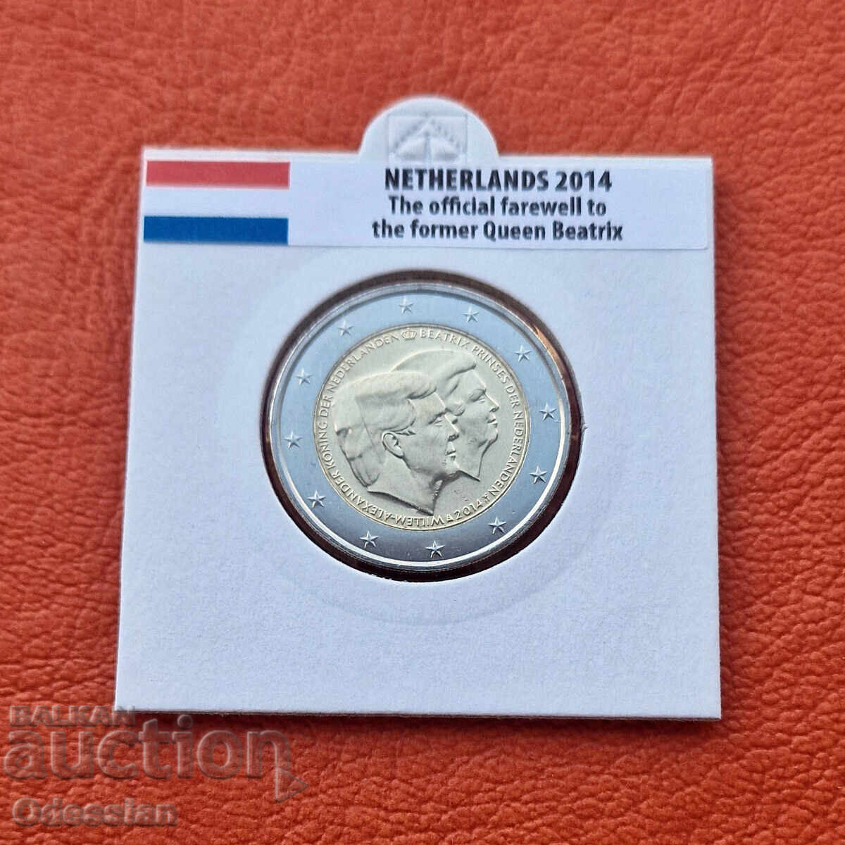 Oficiala despărțire de fosta regină Beatrix • 2 euro