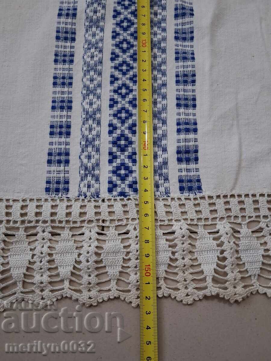 Livrarea Lenjerie de pat veche din cânepă țesută manual