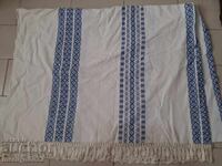 Lenjerie de pat veche din cânepă țesută manual