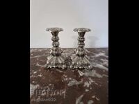 Beautiful vintage metal candlesticks!!!