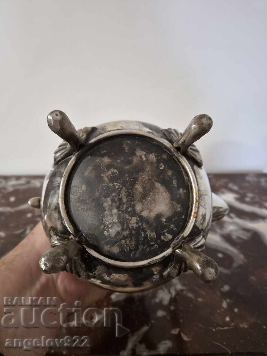 Silver Plated Metal Teapot!!! - 6