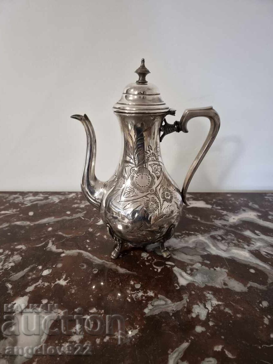 Silver Plated Metal Teapot!!!