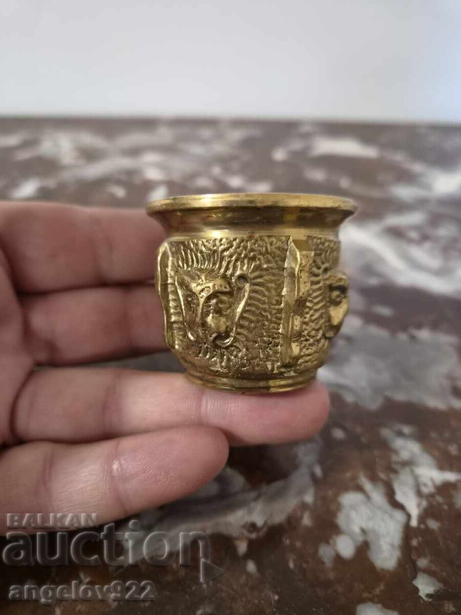 Малък бронзов хаван!!! - 6