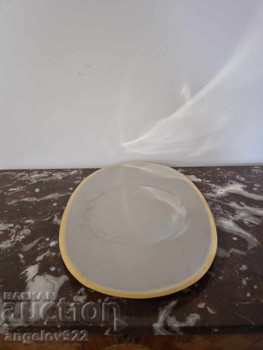 Metal tray with 24 carat gold plating on the edges!!! with price € 0.01 | 0.02 BGN