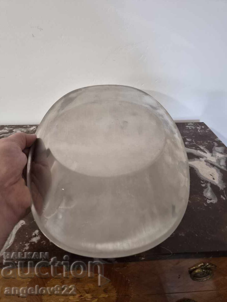 Metal tray with 24 carat gold plating on the edges!!! - 6 Metal tray with 24 carat gold plating on the edges!!! - 6